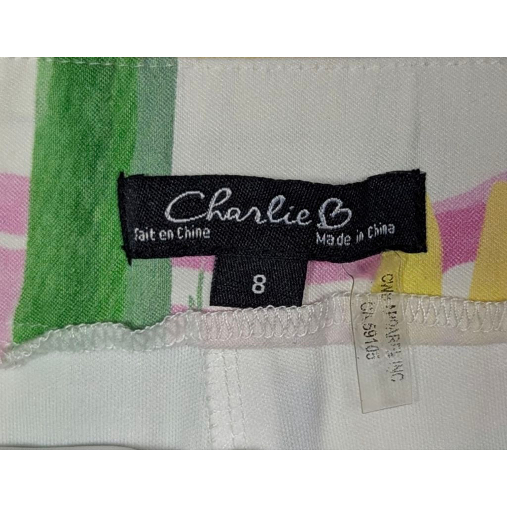 Charlie B Abstract Print Skort Women Size 8 Multicolor Golf Tennis - Picture 4 of 4